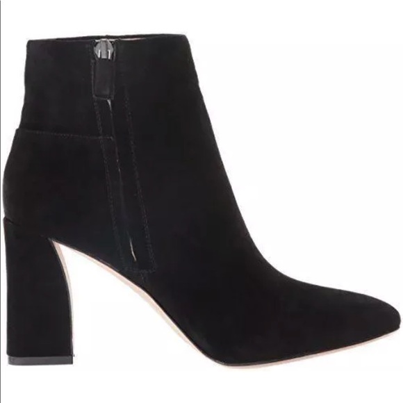 BCBGMAXAZRIA / Black blyss Suede block booties - Picture 1 of 8